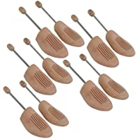 DELFA Juego de 5 pares horma de zapatas de madera con espiral- buena calidad y precio moderado